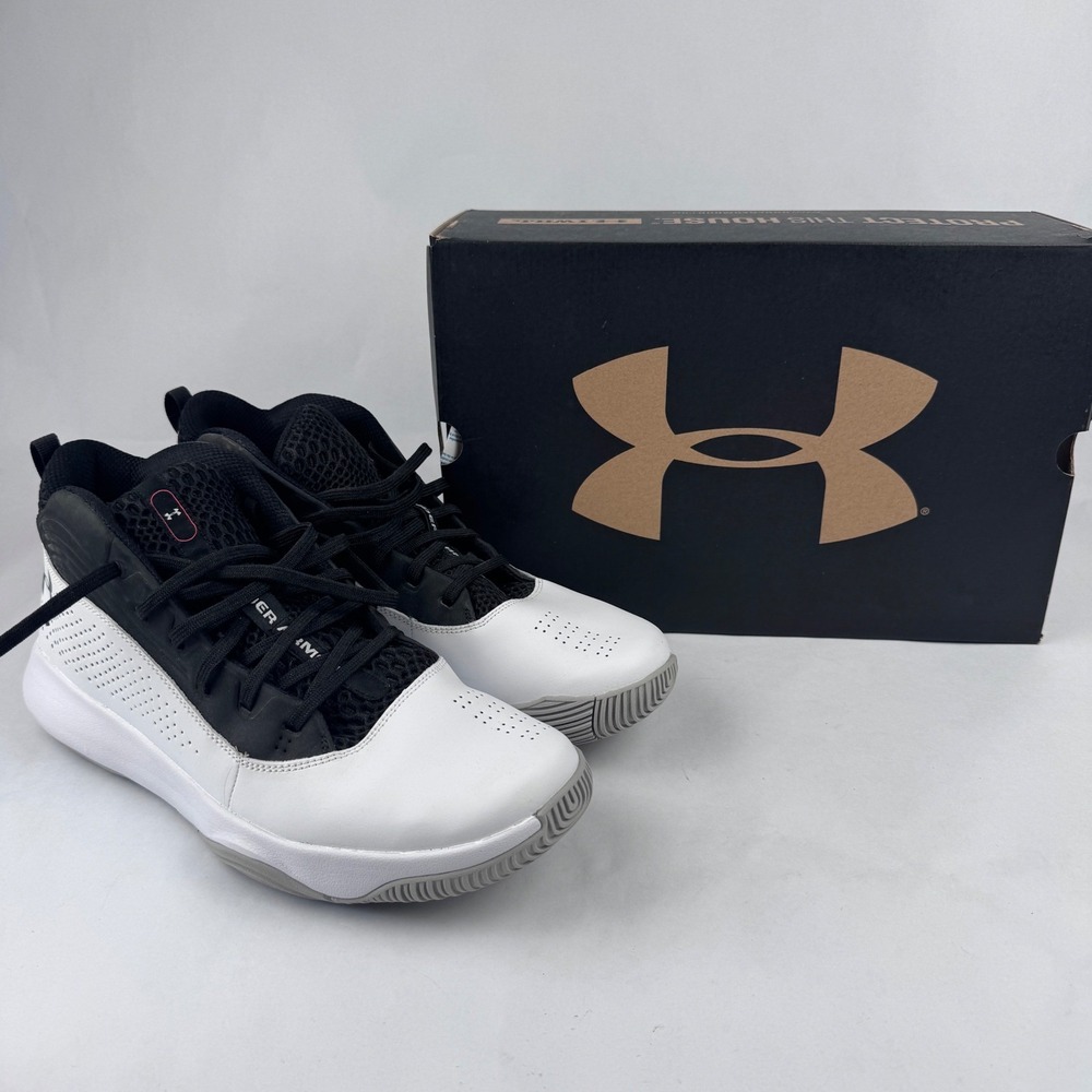 NEW Under Armour UA Spine Disrupt Men's 12 Black White Shoes w Box
